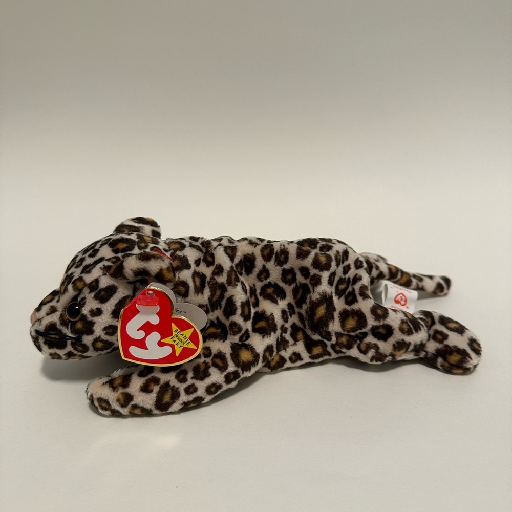 Leopard Beanie Baby Freckles 1996 rare errors